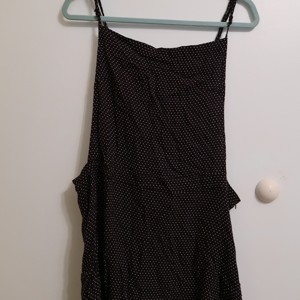 Polka Dot Pinafore Dress